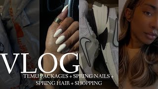 WEEK IN MY LIFE: MISSING MY SON+GRIEVING+NEW HAIR+PACKAGES+SPRING NAILS+THRIFTING+POP UP EVENT GRWM