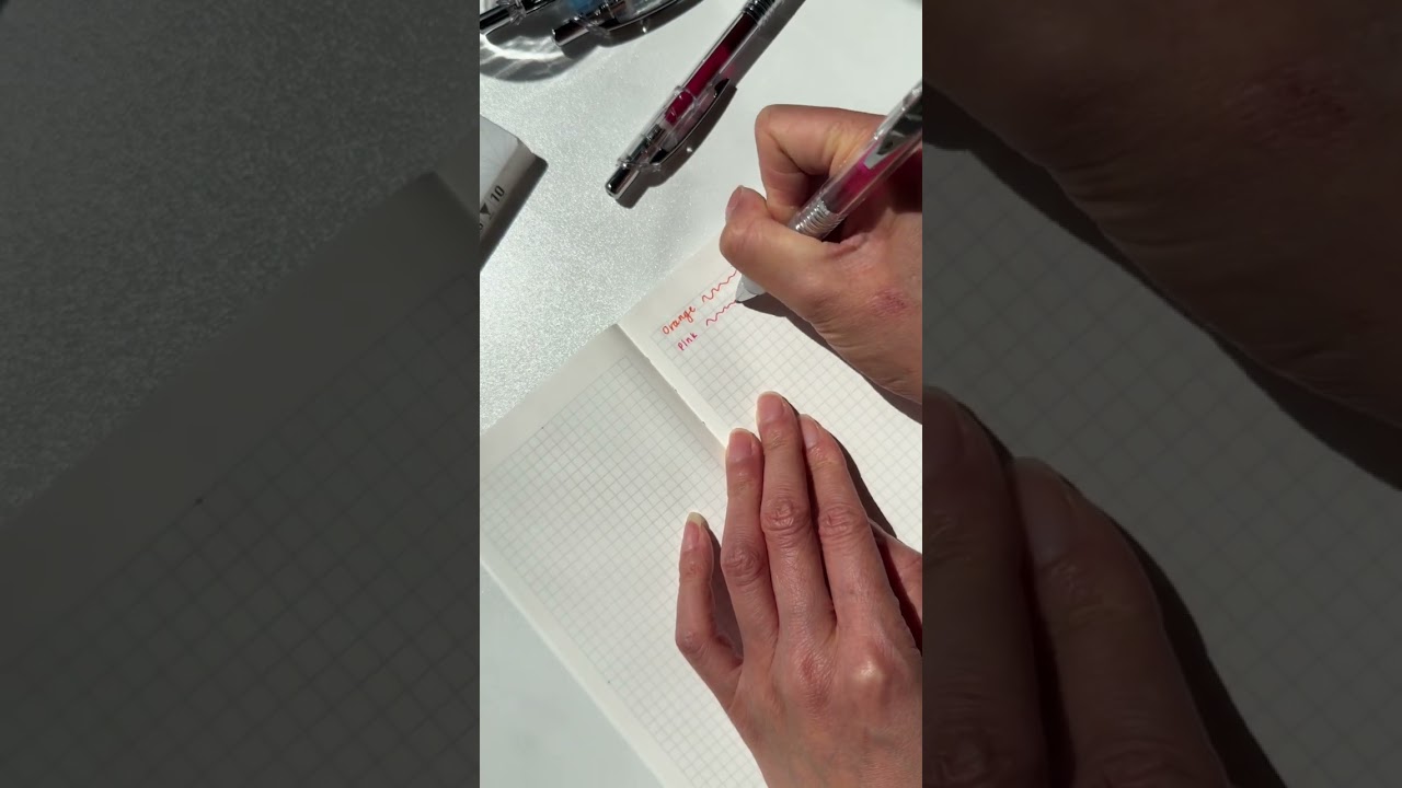 Swatch the new Pentel Energel Infree pens with me | coming to the shop maypaperco.com 