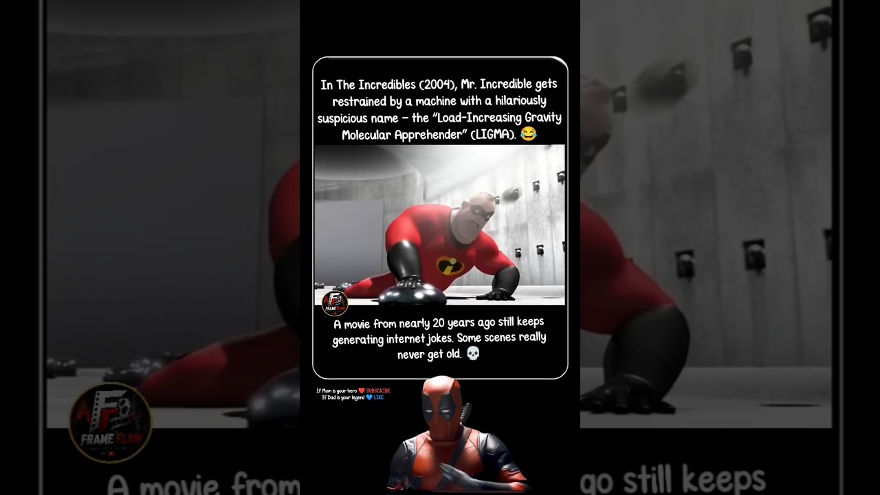 The Incredibles Hid the Funniest Name in the Movie 😂 | Mr. Incredible