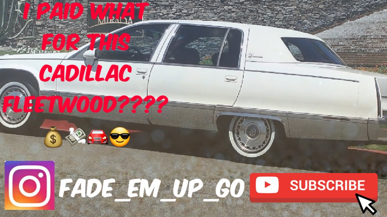 Cheap 1993 Cadillac Fleetwood I stole from the auction