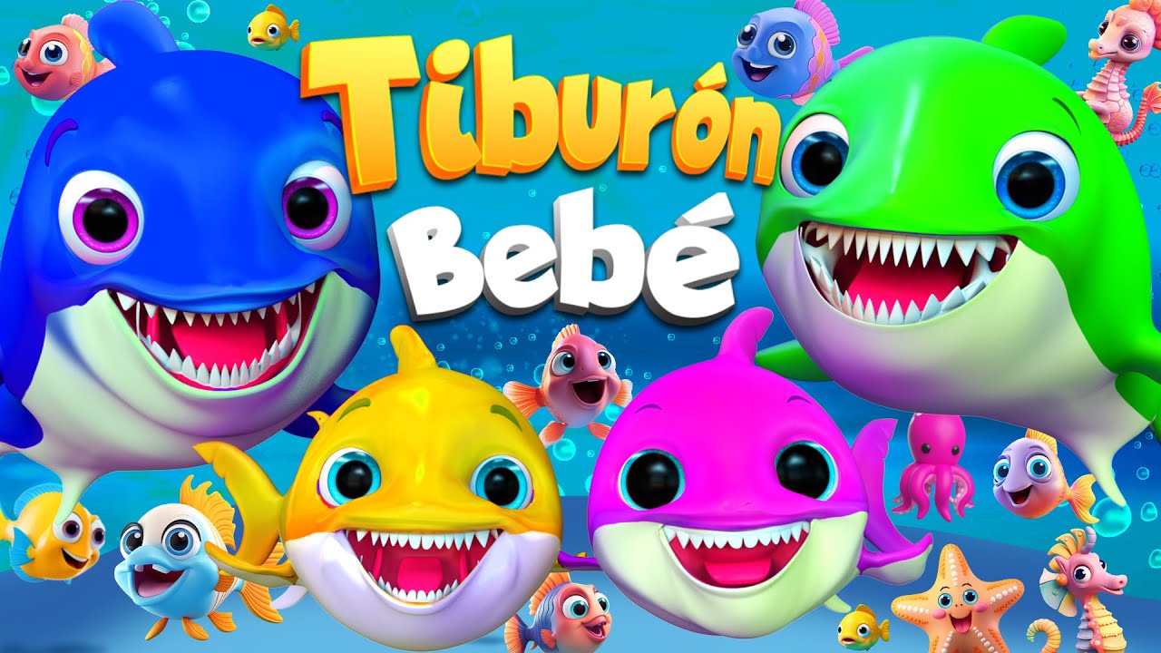 Bebé Tiburón, Canciones Infantiles #niñosfelices #canalinfantil #videosinfantiles #kids #canalkids