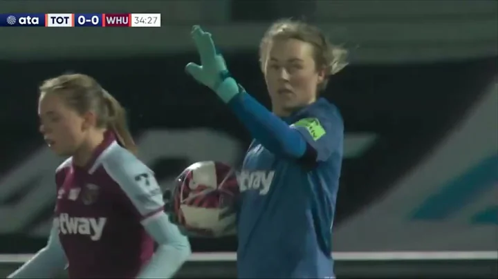 Anna Leat's WSL Debut | West Ham vs Spurs