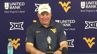 WVU Football Rich Rodriguez Coastal Carolina Postgame 9/5/26