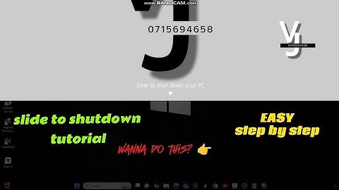 How to Create a Slide-to-Shutdown Shortcut on PC | Quick & Easy Guide!