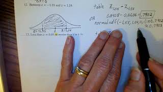 Review for Exam 3 problems 12 & 13