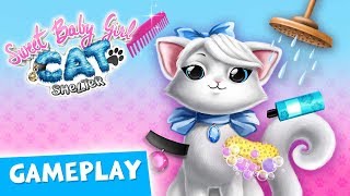 Virtual Cat House 🏠🐈 Sweet Baby Girl Cat Shelter Gameplay | TutoTOONS screenshot 3