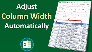 How to Adjust Column Width Automatically in Excel | Auto Fit Column Width in Excel
