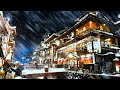 Visiter le clbre village de neige du japon  ginzan onsen