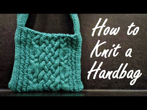 Video: Hoe Een Handtas Te Breien