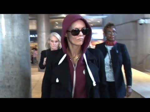 Exclusive - Vanessa Paradis Is One Cool Customer At Lax