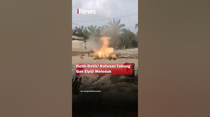 Detik-Detik! Ratusan Tabung Gas Elpiji Meledak #Shorts #Viral