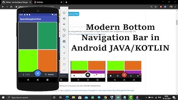 Modern Bottom Navigation Bar in Android Studio