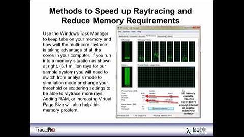 Reducing Noise, Memory Usage, and Raytrace Times