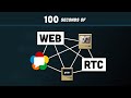 WebRTC in 100 Seconds // Build a Video Chat app from Scratch