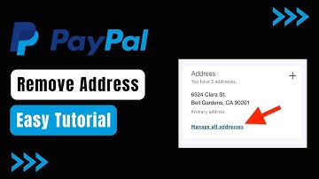 PayPal - How To Delete Address / Remove Address on PayPal !