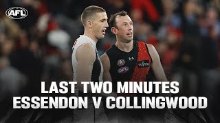 Last Two Minutes: Essendon v Collingwood | Round 7, 2024 | AFL screenshot 4