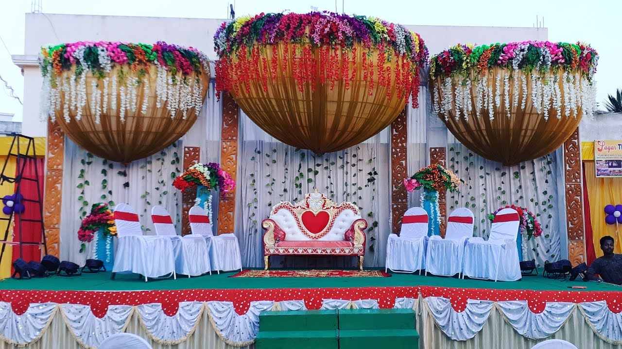 Wedding Stage & Reception decorated at Bargarh | Event decorated by Sagar Tent House Bargarh