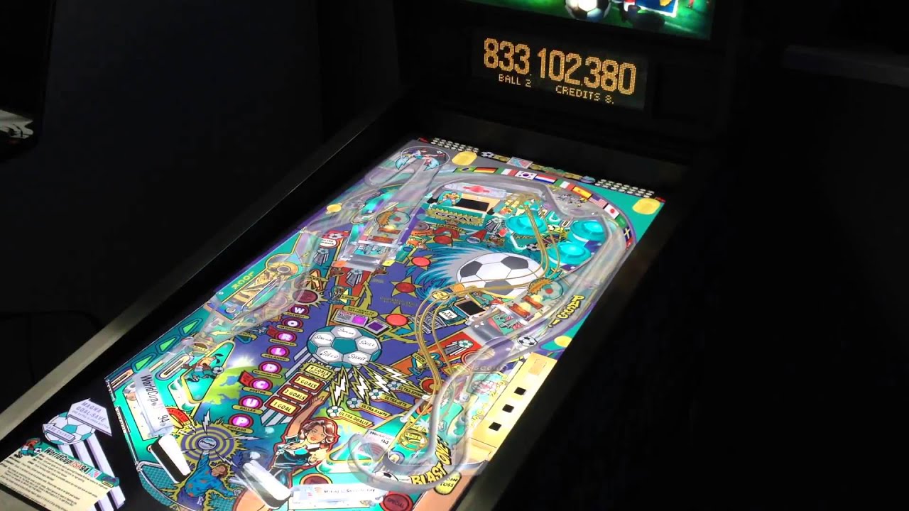 Virtual Pinball World Cup Usa 94 PinCab visual pinball YouTube