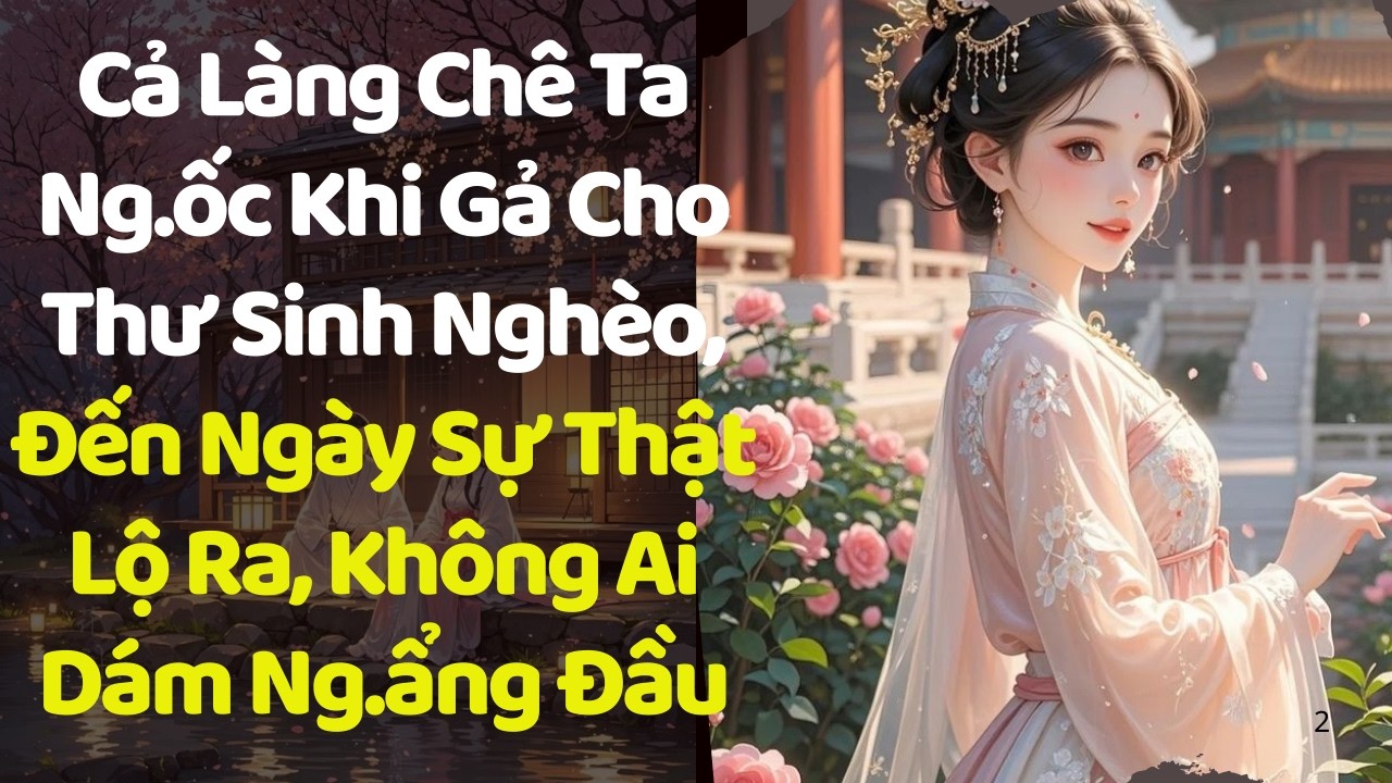 Cả Làng Chê Ta Ng.ốc Khi Gả Cho Thư Sinh Nghèo, Đến Ngày Sự Thật Lộ Ra, Không Ai Dám Ng.ẩng Đầu