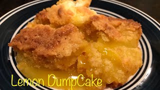 How To Make Lemon Cheesecake Dump Cake Recipe // 4 Ingredients