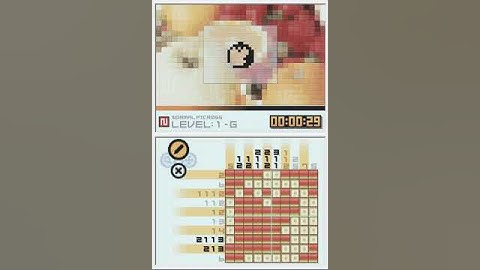 Picross DS - Normal 1-G - Orange
