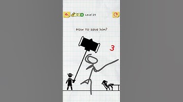 Draw 2 Save || Stickman Save || Level -29 #draw2save #youtubeshorts #shorts #game #funny