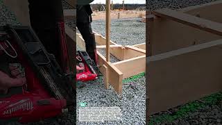 Smart Foundation Framing Layout Build #Construction #HomeBuilding #Carpentry