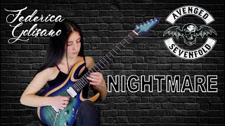 Nightmare - Avenged Sevenfold - Solo Cover by Federica Golisano  with Cort X700 Duality