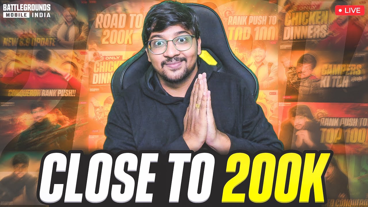 LET'S GOO 200k 🔥🔥|| BGMI LIVE TELUGU || WARRIOR IS LIVE - 1952