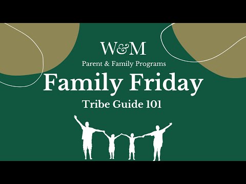 Family Friday: Tribe Guide 101