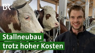 Neuen Kuhstall bauen trotz hoher Baukosten? Selbst machen! | Unser Land | BR