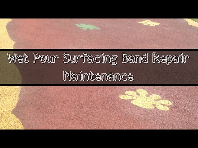 Wet Pour Surfacing Band Repair Maintenance