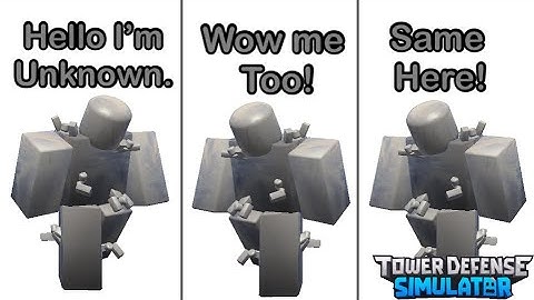 TDS Unknown Enemy Be Like.. (TDS Meme?..)