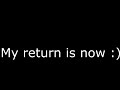 Hey, I'm back.