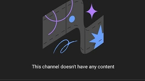This Channel Doesn