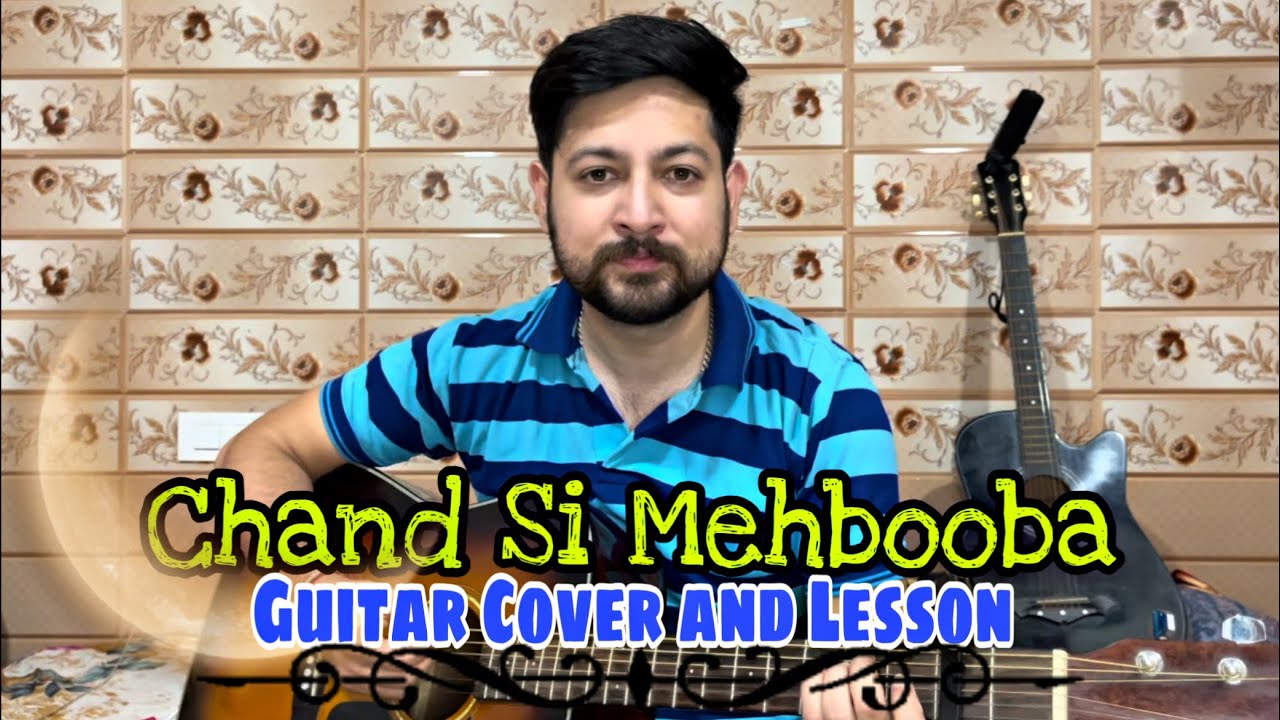 Chand Si Mehbooba 🌙👧 | Guitar Cover 🎸 and Lesson 📝| Vishal Rahi - YouTube