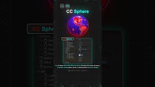Create 3D Spheres with CC Sphere | After Effects Motion Graphics Tutorial