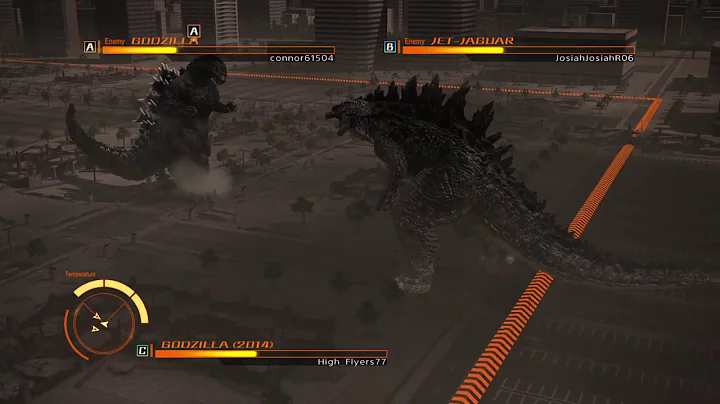 GODZILLA PS4: Godzilla 2014 vs Jet Jaguar and Godzilla