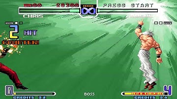 [TAS] KOF2002 Chris / Orochi Chris VS Rugal 😱💀SUPER MASIVE DESTRUCTION💀😱