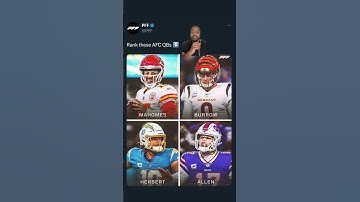 Joe Burrow better than Josh Allen 👀