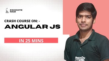 Crash Course on Angular JS in 25 Mins | In Hindi