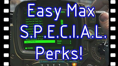 Maximum S.P.E.C.I.A.L Perks and Duplicate Items!! | Fallout 4 How-To