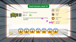 It just raised the level of the dual cannon. (😁)