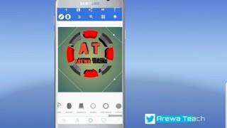 Yadda ake hada logo a wayar Android kamar wannan screenshot 5