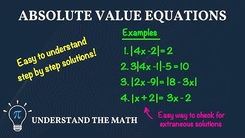 How to Solve Absolute Value Equations | Complete Guide with Special Cases