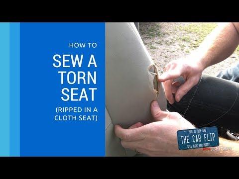 how-to-sew-and-repair-a-torn-seat-in-a-vehicle