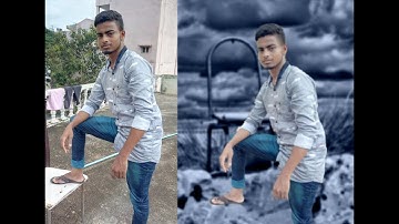 How to change background by using Photoshop touch