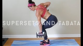 Full Body Supersets And Tabata Hiit From Scott Hermans Death By Dumbbells