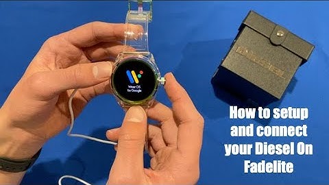 How to Setup and Connect your Diesel On Fadelite Smartwatch