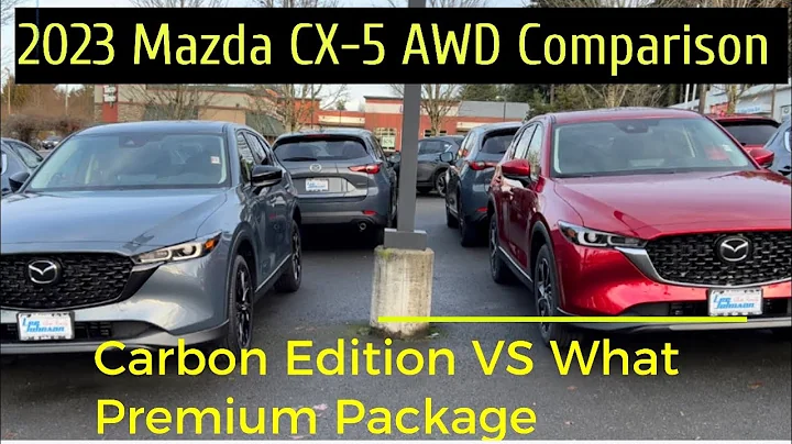 2023 Mazda CX-5 2.5 S Carbon Edition VS 2023  CX-5 2.5 S Premium Package AWD Comparison